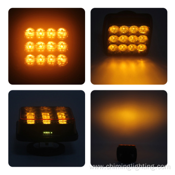 yellow magnetic battery operated strobe light